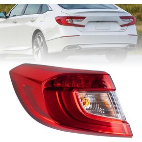 Boine Right Passenger Side Tail Light Compatible With 2018-2021 Honda Accord Sedan LED Rear Light - Bulb Included (Right Passenger Side)