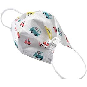 50Pcs Pack 3 Ply Disposable Face Masks Cartoons Kids Mask