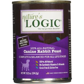 Nature'S Logic Rabbit Canned Dog Food, 12-13.2 Oz.
