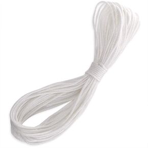 H&S 20 Meters Picture Hanging Cord 2.5mm Super Strong Nylon White - for Photo Frame Mirror Hold Up to 30kg - Frame String Hanging - Cord to Hang Pictures - Home Decor - Frame Hanging Wire