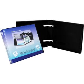 Univenture Empty UniKeep 10 Disc Wallet - Case of 20 - Black