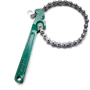 JforSJizT fits 1.6" to 5.9" Diameter Car Oil Fuel Filter Chain Wrench Pliers,Heavy-Duty 12 inches Handle Automotive Adjustable Removal Remover Tool