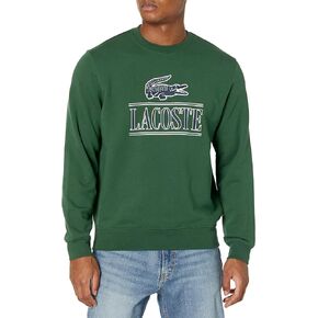 Lacoste Men's Large Croc Graphic Crew Neck Sweatshirt