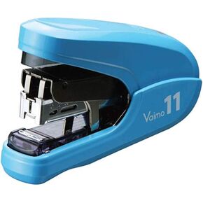 Max Flat Clinch Light Effort Stapler, 35-Sheet Capacity, Blue (HD11FLKBE)