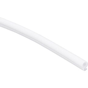 PATIKIL 16.4Ft Weather Stripping Door Seal, 1/3" Dia Bulb Bubble Shape Kerf Mount Door Sealing Tape for Door Frame Slot Sealer Window Insulation, White