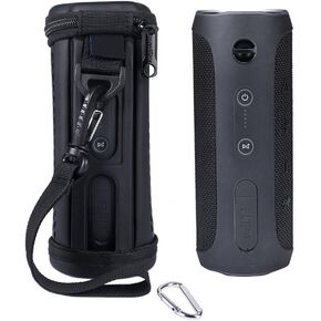 حافظة Zaracle JBL Flip 4، حافظة حمل من البولي يوريثان، حقيبة سفر، غطاء حماية لمكبر صوت بلوتوث محمول مقاوم للماء JBL Flip4 (أسود) in Kuwait