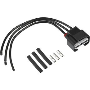 X AUTOHAUX Blower Motor Resistor Connector for Kia Optima 2014-2019 for Kia Sedona 2014-2018 Cooling Fan Resistor Pigtail Harness Replace WRK4K-MA59 WRK4KMA59