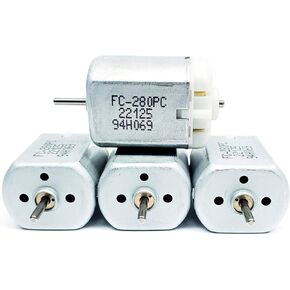 4 Pack - 10mm Round Shaft Central Door Lock Actuator Motor FC-280PC-22125, Spindle, Power Locking Repair Engine