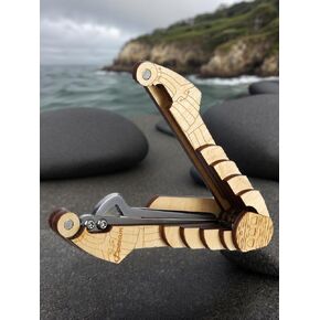 Shamanicshop Jew's harp from D.Glazyrin Frigate (in a wooden case) - oral musical instrument (jaw harp) Beautiful sound of excellent quality Original Russian maultrommel (jaw harp, dan moi)