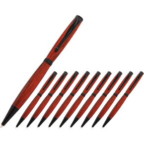 Legacy Woodturning, Fancy Pen Kit - Black Chrome, 10 Pack