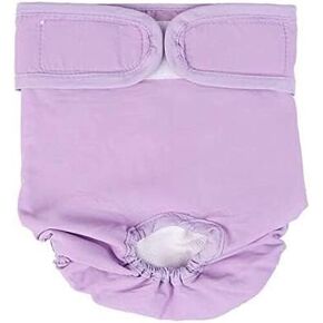 عبوة من 3 حفاضات للكلاب، سراويل داخلية نسائية قابلة لإعادة الاستخدام وقابلة للغسل للجراء غير المدربين، والكلاب في حالة الحرارة، والحيض وسلس البول (متوسط) in Kuwait