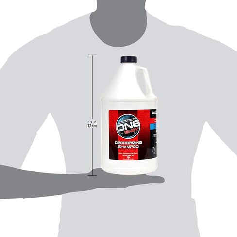 Best Shot One Shot Whitening Shampoo, Coat and Skincare Product for Dog, Cat, and Horse, Brightens Any Color Coat, Removes Stains, 1 Gallon in Kuwait