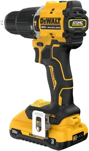 Dewalt DCD799L1 20V MAX ATOMIC COMPACT SERIES ليثيوم أيون بدون فرشاة 1/2 بوصة. طقم مثقاب مطرقي لاسلكي (3 Ah) in Saudi Arabia