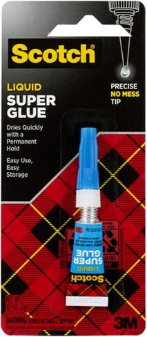 Scotch Super Glue Liquid, .07 oz, 1-Pack, Fast Drying Liquid Formula (AD118D) in Saudi Arabia