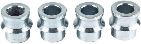 Jeremywell 3/4" TO 1/2" High Misalignment Spacer Heims, Rod End, Ends Heim Joint, 1045 Mild Steel, Clear Zinc Plated (4 PACK) in Saudi Arabia