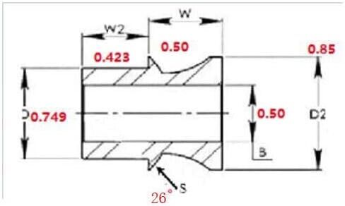 Jeremywell 3/4" TO 1/2" High Misalignment Spacer Heims, Rod End, Ends Heim Joint, 1045 Mild Steel, Clear Zinc Plated (4 PACK) in Saudi Arabia