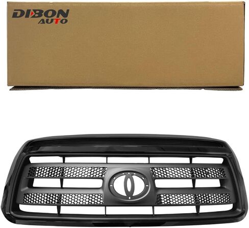 شبكة أمامية DIBON AUTO لـ 2010-2013 Toyota Tundra غطاء شواء أسود وإدراج in Kuwait