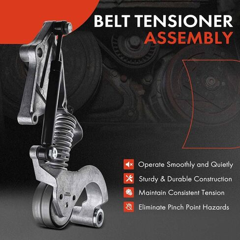 A-Premium Belt Tensioner Assembly with Pulley Compatible with Mini Cooper 2002-2008 L6 1.6L, Replace# 11287509476, 11288620210 in Saudi Arabia