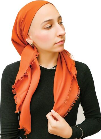 وشاح رأس للنساء من SQARF SHOPPE - وشاح شعر قطني خفيف الوزن، لن ينزلق مثل لفافة الشعر الحريرية أو الساتان أثناء النوم in Saudi Arabia