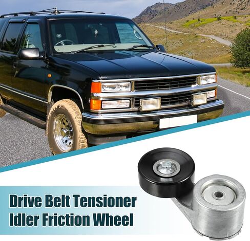 X AUTOHAUX Serpentine Drive Belt Tensioner Idler Friction Wheel for Chevrolet Astro 1987-1989 for Chevrolet Blazer 1989-1995 Idler Pulley AC Belt Tension No.10229114 in Saudi Arabia