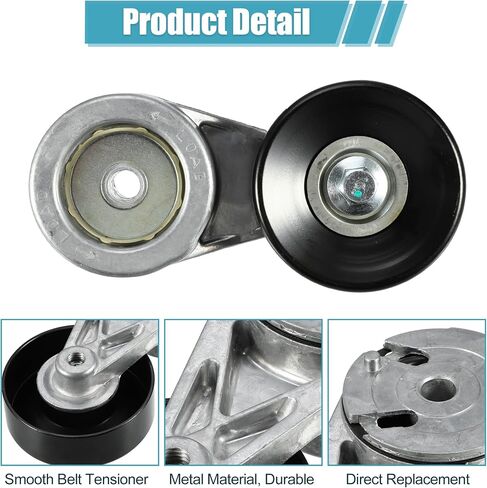 X AUTOHAUX Serpentine Drive Belt Tensioner Idler Friction Wheel for Chevrolet Astro 1987-1989 for Chevrolet Blazer 1989-1995 Idler Pulley AC Belt Tension No.10229114 in Saudi Arabia