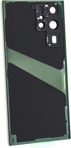 Green Acrylic Glass Back Cover Replacement for Samsung Galaxy S22 Ultra 5G with Rare Camera's Frame and Glass Cover Pre-Cut Adhesive and Installation Instruction Tool Kit are Include in Saudi Arabia