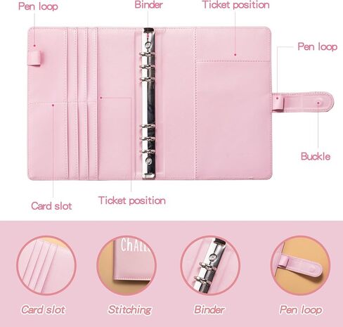 100 Envelope Money Saving Challenge Binder, 25 Sheets Savings Challenges Budget Book Binder, Easy and Fun Way to Save $5,050, Money Saving Challenges Binder with Cash Envelopes Black New in Saudi Arabia