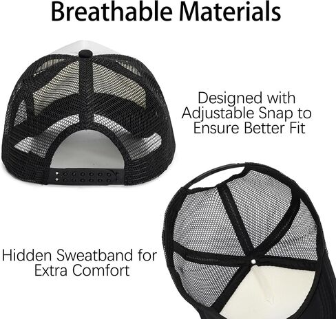 قبعة سائق الشاحنة الصيفية للأطفال الأولاد - قبعة بيسبول عصرية للحماية من الشمس، قبعة قابلة للتعديل للأطفال الأولاد والبنات (2-4 سنوات) in Kuwait