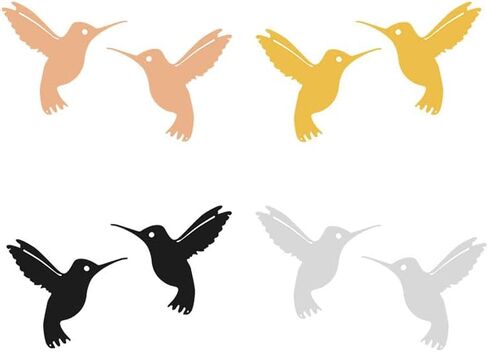 Dreuyet 4Pairs Stainless Steel Bird Stud Earrings for Women Girls Cute Little Flying Hummingbird Earrings Tin Lovely Bird Animal Post Piercing Ear Jewelry Dainty Gift in Saudi Arabia