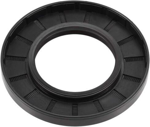 uxcell Oil Seal, TC 50mm x 90mm x 10mm Nitrile Rubber Cover Double Lip with Spring for Bearing Shaft, Black Pack of 1 in Saudi Arabia