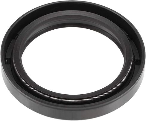 uxcell Oil Seal, TC 50mm x 90mm x 10mm Nitrile Rubber Cover Double Lip with Spring for Bearing Shaft, Black Pack of 1 in Saudi Arabia