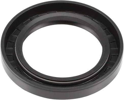 uxcell Oil Seal, TC 50mm x 90mm x 10mm Nitrile Rubber Cover Double Lip with Spring for Bearing Shaft, Black Pack of 1 in Saudi Arabia