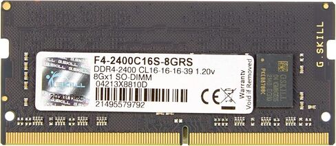 G.SKILL Ripjaws SO-DIMM 16 جيجابايت DDR4 2666 ميجا هرتز، F4-2666C18S-16GRS C 18 1.2 فولت وحدة ذاكرة الكمبيوتر المحمول in Kuwait