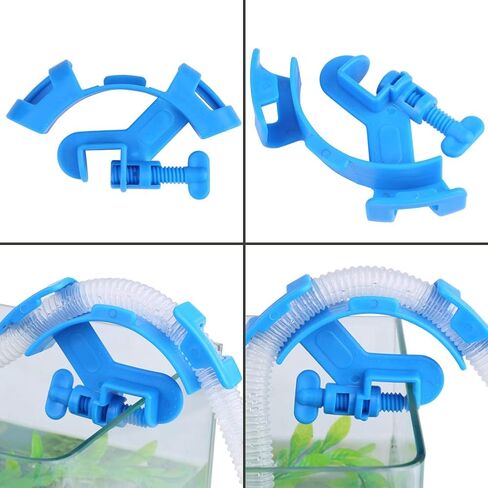 TOPINCN Aquarium Water Pipe Holder Water Tube Clamp Fish Tank Hose Holder Aquarium Hose Holder Fixed Clamp Clip Air Water Pipe Clip for Fish Tank in Saudi Arabia