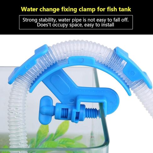 TOPINCN Aquarium Water Pipe Holder Water Tube Clamp Fish Tank Hose Holder Aquarium Hose Holder Fixed Clamp Clip Air Water Pipe Clip for Fish Tank in Saudi Arabia