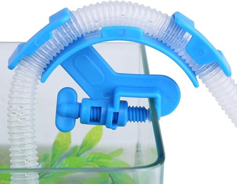 TOPINCN Aquarium Water Pipe Holder Water Tube Clamp Fish Tank Hose Holder Aquarium Hose Holder Fixed Clamp Clip Air Water Pipe Clip for Fish Tank in Saudi Arabia