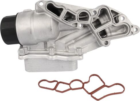 GELUOXI Engine Oil Filter Housing W/Oil Cooler Replacement for Mercedes W203 W211 C230 W216 W209 W211 A2721800510 2721800510 in Saudi Arabia