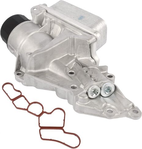 GELUOXI Engine Oil Filter Housing W/Oil Cooler Replacement for Mercedes W203 W211 C230 W216 W209 W211 A2721800510 2721800510 in Saudi Arabia