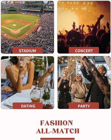 حقيبة Vorspack الشفافة المعتمدة للملعب - محفظة شفافة لطيفة للنساء من مادة PVC الشفافة للعمل والحفلات والمهرجانات الرياضية in Kuwait