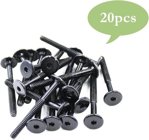 014973445805 مسامير توصيل مشتركة، 1/4-20 × 2.36، أسود، عبوة من 20 قطعة in Kuwait