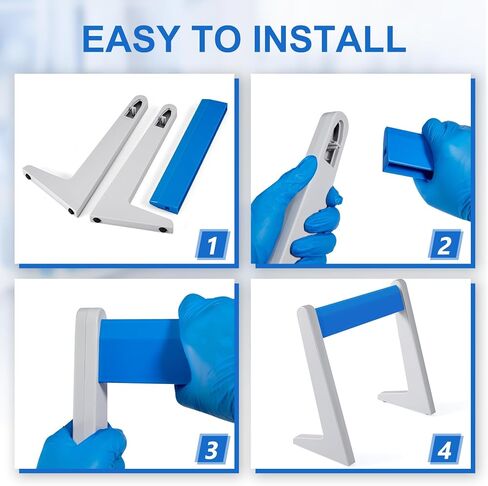 حامل الماصات، حامل الماصات المعملية، حامل الماصات الدقيقة، حامل الماصات الخطي البلاستيكي يحمل ما يصل إلى 8 ماصات (الماصات غير متضمنة) in Kuwait