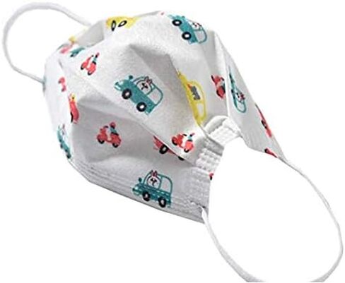50Pcs Pack 3 Ply Disposable Face Masks Cartoons Kids Mask in Saudi Arabia