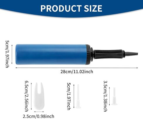 مضخة كرة التمرين، مضخة يدوية لكرة اليوجا، منفاخ مع قابس هواء وسحب هواء، مجموعة بديلة لمنفاخ كرة التمرين in Kuwait