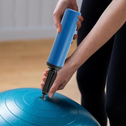 مضخة كرة التمرين، مضخة يدوية لكرة اليوجا، منفاخ مع قابس هواء وسحب هواء، مجموعة بديلة لمنفاخ كرة التمرين in Kuwait