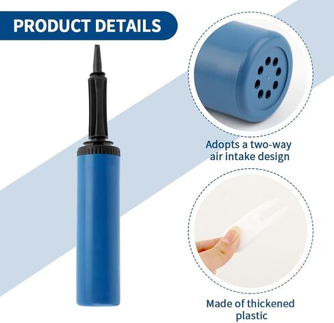 مضخة كرة التمرين، مضخة يدوية لكرة اليوجا، منفاخ مع قابس هواء وسحب هواء، مجموعة بديلة لمنفاخ كرة التمرين in Kuwait