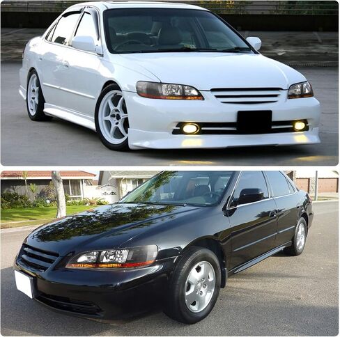 DWVO Headlights Assembly Compatible with 94-97 1994 1995 1996 1997 Accord Headlamp Replacement Pair Driver and Passenger Side in Kuwait