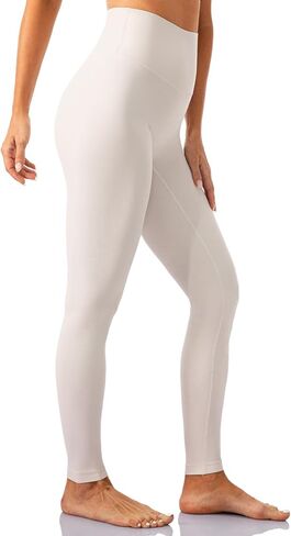 Ukaste Workout Leggings for Women 28" - Active Essential High Waisted Yoga Tights Pants in Kuwait