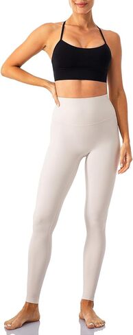 Ukaste Workout Leggings for Women 28" - Active Essential High Waisted Yoga Tights Pants in Kuwait