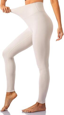 Ukaste Workout Leggings for Women 28" - Active Essential High Waisted Yoga Tights Pants in Kuwait