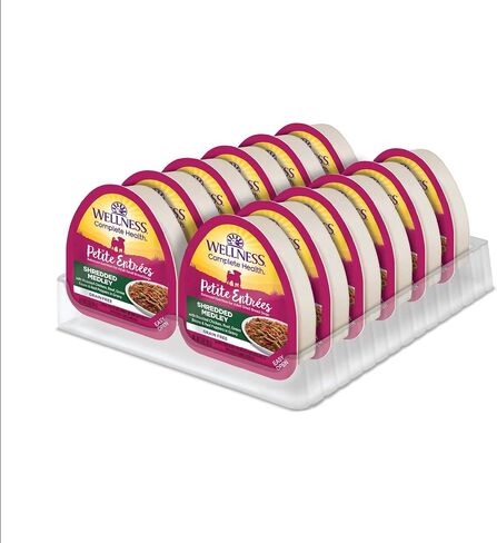 Wellness 3 Oz Grain Free Natural Wet Small Breed Roasted chicken, beef, green beans & Red Peppers. (12 Pack), One Size in Saudi Arabia